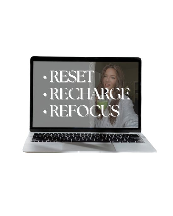 RESET • RECHARGE • REFOCUS – Maison Tuffery